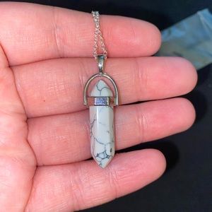 Crystal Necklace- Howlite